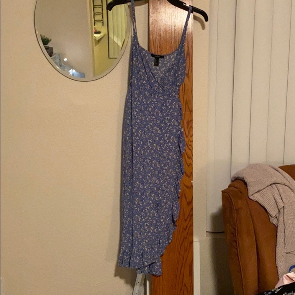 Gorgeous floral midi wrap-dress